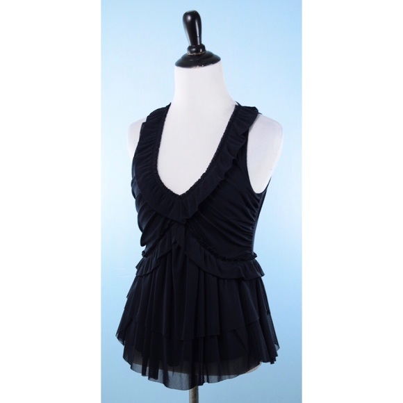 DELETTA layered mesh top NEW - Picture 5 of 7